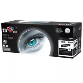 Toner TB kompatibilný s HP CC531A, 100 % nový, azúrový