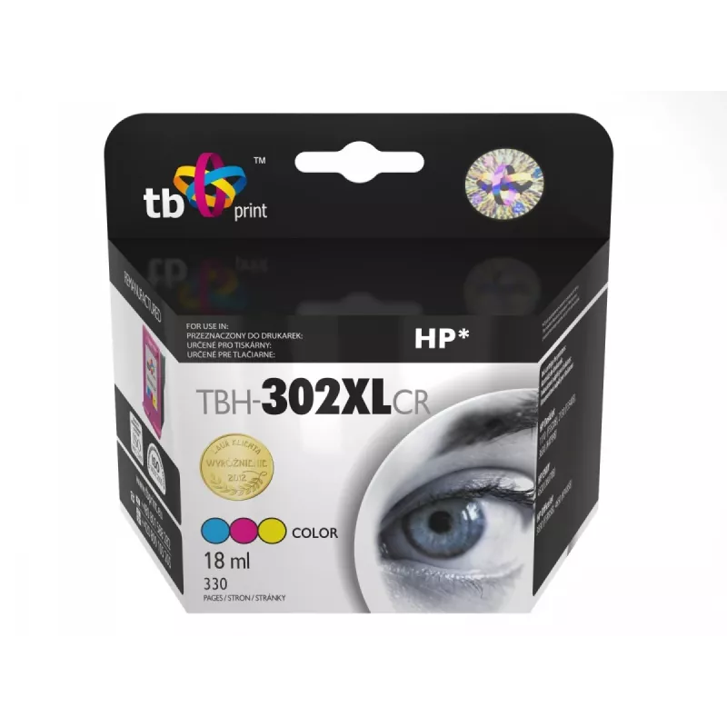 Atrament pre HP DJ 1110/2130 TBH 302XLCR farba repasovaný