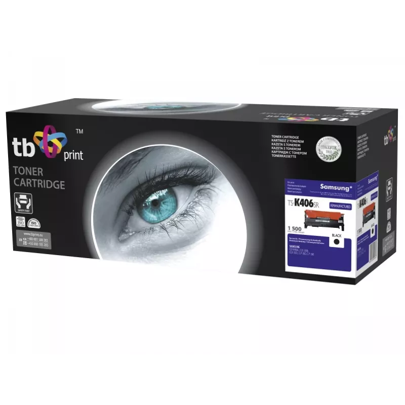 Toner TB kompatibilný so Samsung CLT-K406S, čierny, 1500, rem.