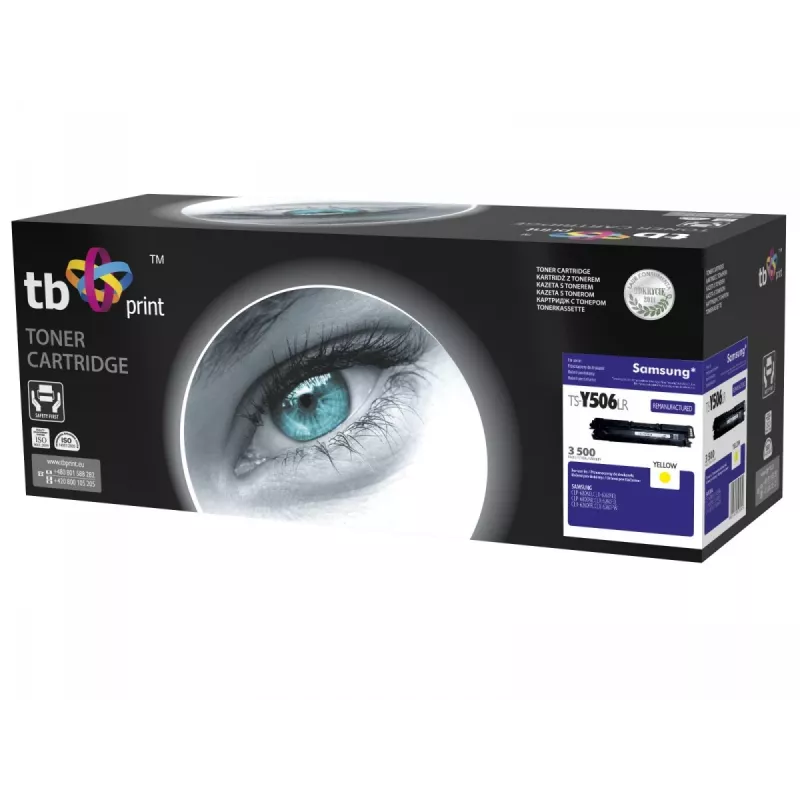 Toner TB kompatibilný so Samsung CLT-Y506L, žltý, 3500, rem