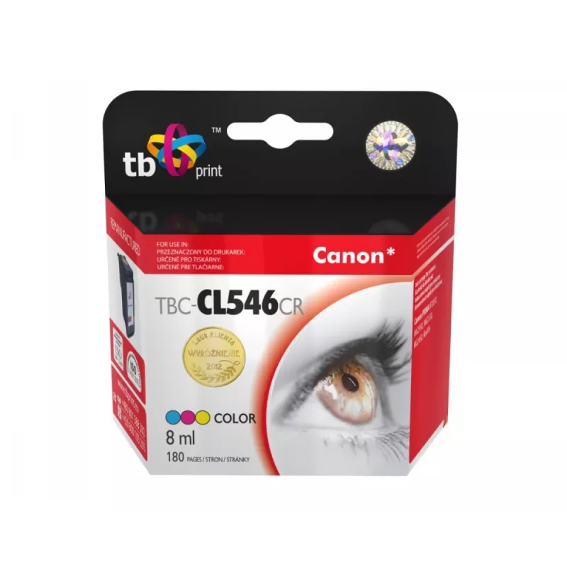 Atrament pre Canon PIXMA iP2850/MG2950/2550/2450/MX495 TBC-CL546CR ref