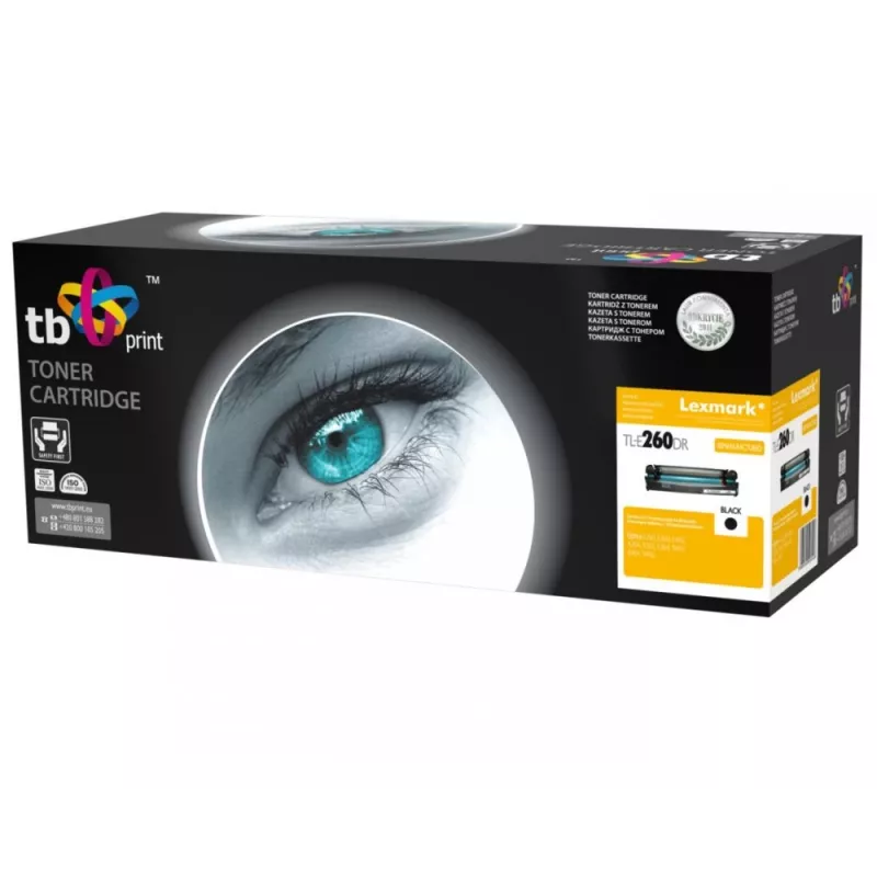 TB Print TL-E260DR regenerovaný valec pre Lexmark E260, čierny, 30 000 strán