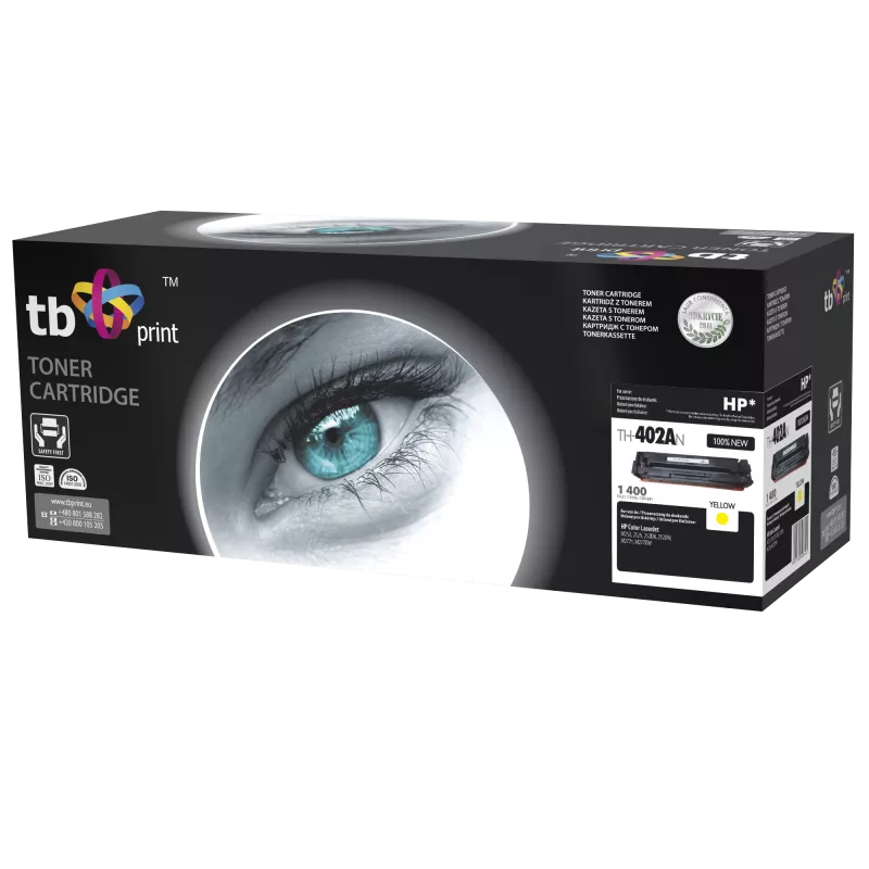 Toner TB kompatibilný s HP CLJM252/277, žltý, 1400, nový