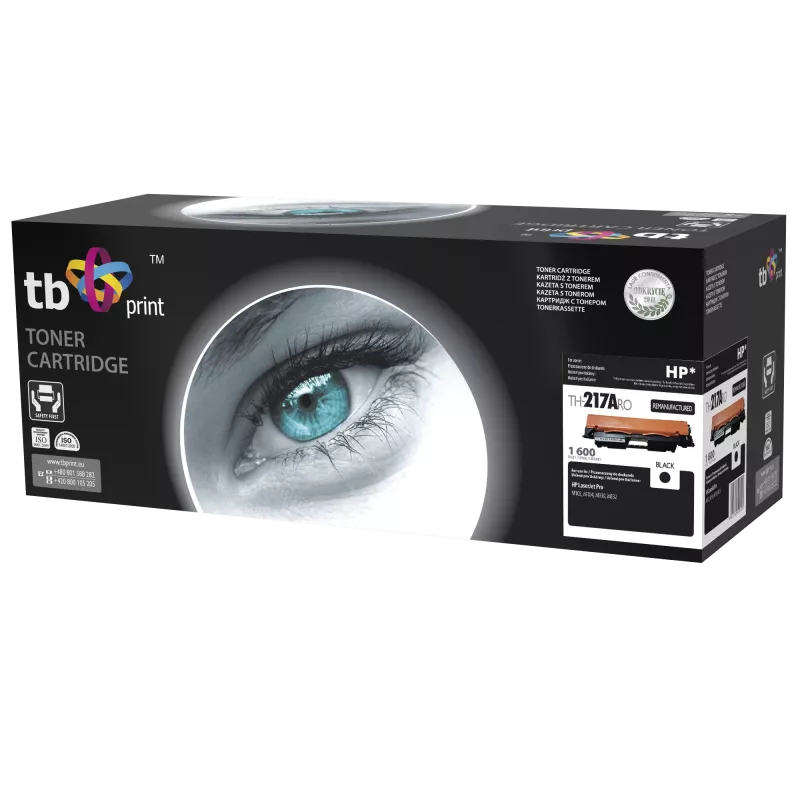 Toner TB kompatibilný s HP CF217A LJ 104, BK, repasovaný