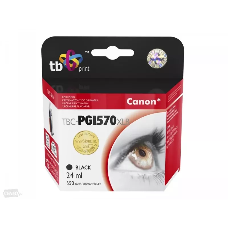 Atrament pre Canon PGI-570XL TBC-PGI570XLB BK 100% nový
