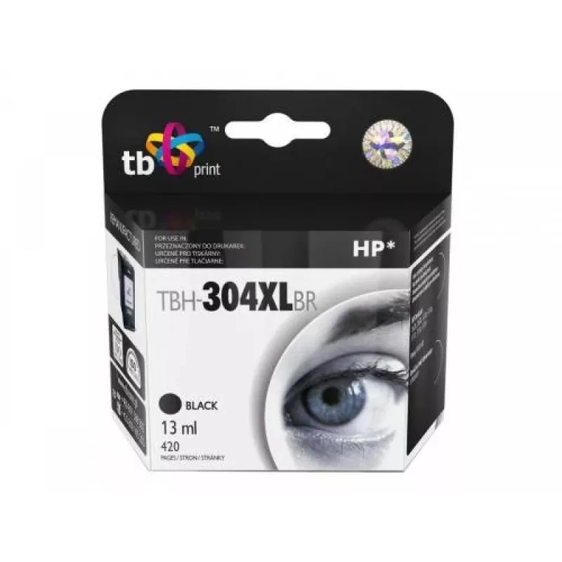 Kompatibilná náplň pre HP DJ 3700, Bk repasovaná, 13 ml