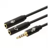 Adaptér TB 3,5-mm-mini jack rozbočovač 1x 3,5-mm konektor samec na 2x 3,5-mm konektor samica, model AKTBXAJ0P2J030B