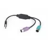 Adaptér 2xPS2->USB myš + klávesnica