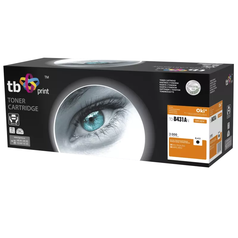 Toner pre OKI B411/B431 TO-B431AN BK 100% nový