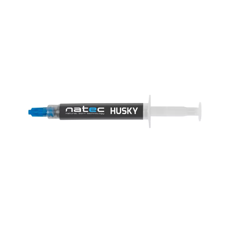 Teplovodivá pasta NATEC Husky NPT-1324, tepelná vodivosť 4,63 W/m·K, objem 2 ml, hustota 2,5 g/cm³