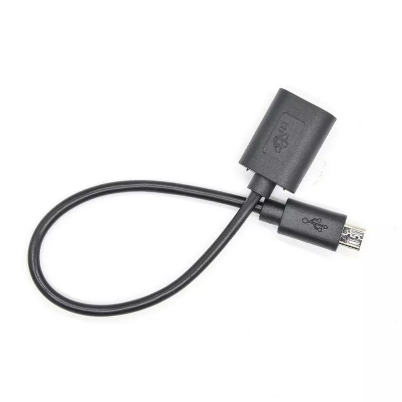 OTG kábel TB AKTBXKUWOTG015B 15 cm, čierny, USB OTG pripojenie