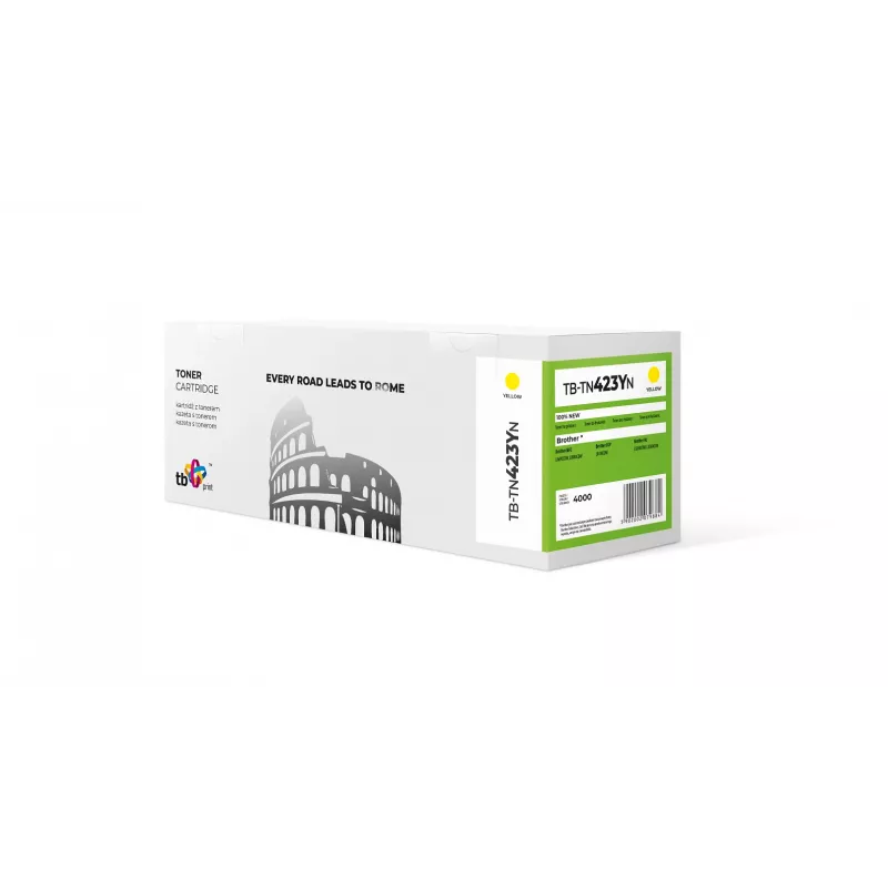 Toner pre Brother TN423 Y TB-TN 423YN žltý 100 % nový