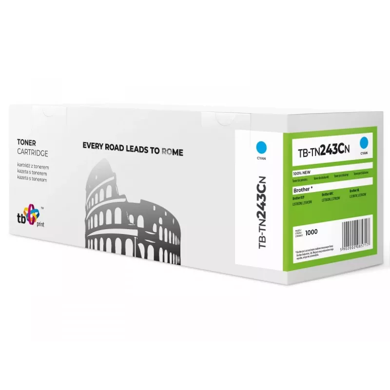 Toner TB Kompat. S Brother TN243C, TB-TN243CN CY 100% nový
