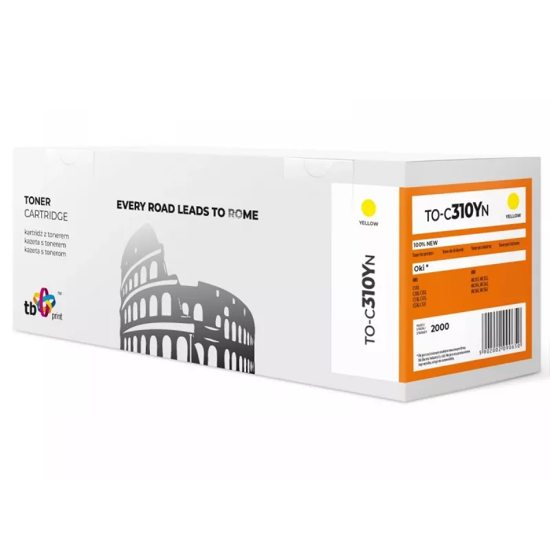 Toner pre OKI C310 TO-C310YN žltý 100% nový
