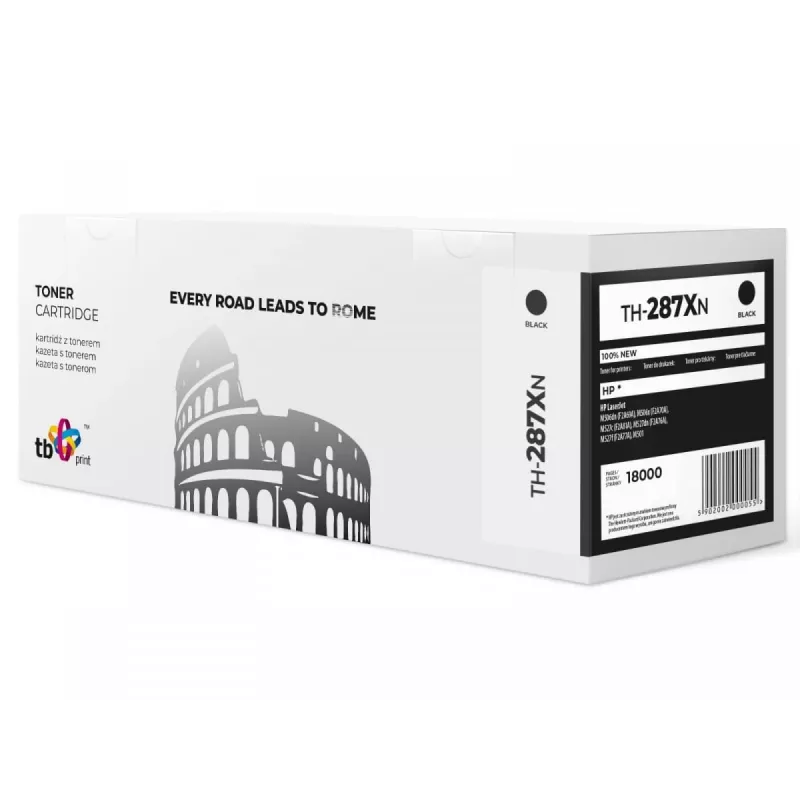 Toner TB kompatibilný s HP CF287X, čierny, 18000, nový