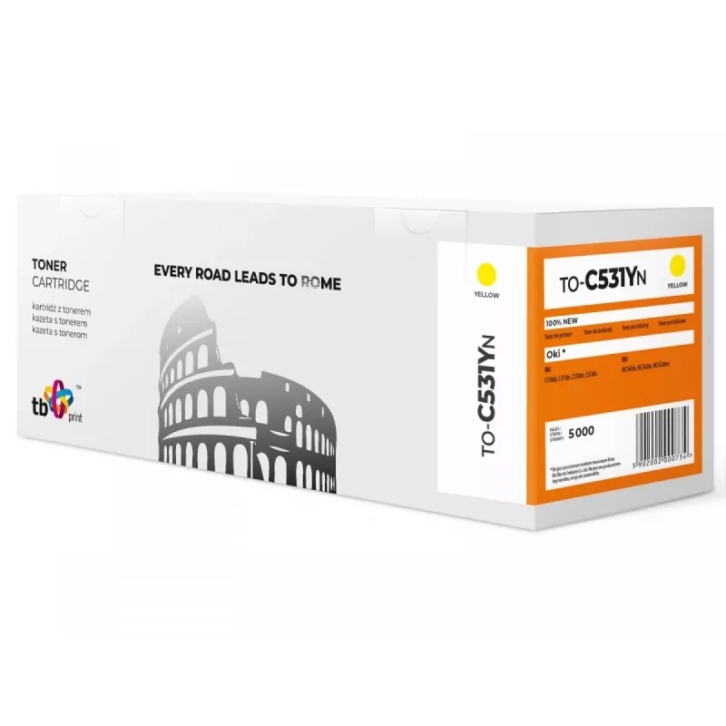 Toner TB kompatibilný s C531 TO-C531YN YE 100% nový