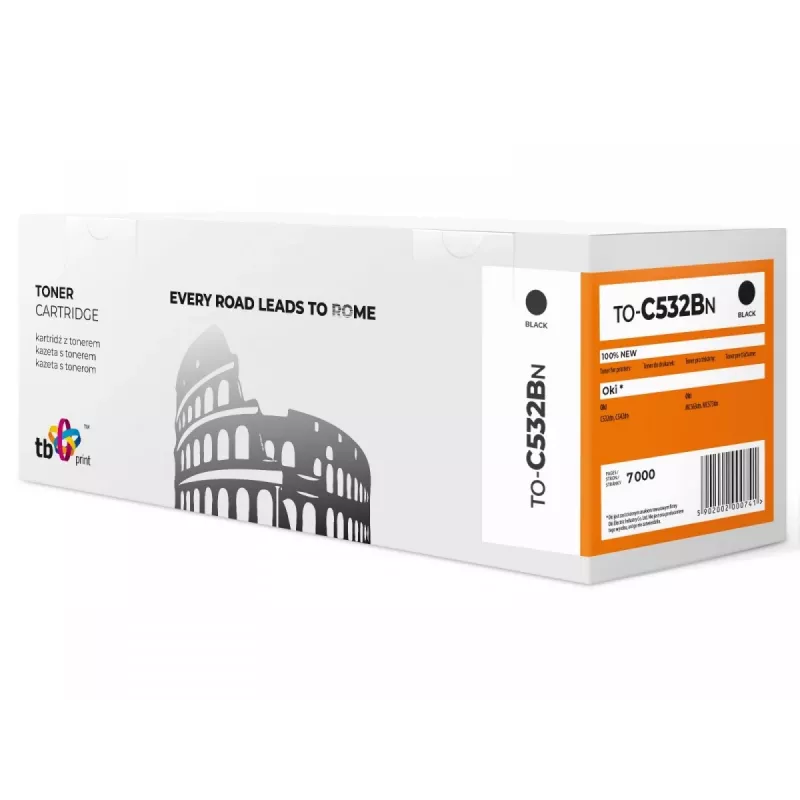 Toner TB kompatibilný s C532 TO-C532BN čierny 100% nový