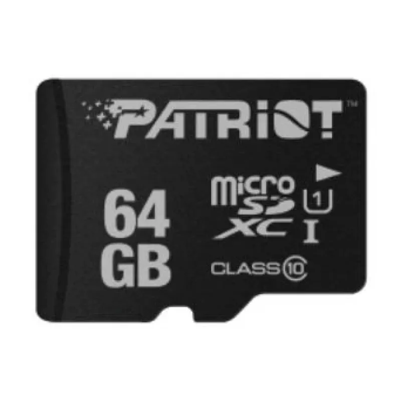 Pamäťová karta PATRIOT MicroSDXC 64GB UHS‑I Class 10 U1 80MB/s (PSF64GMDC10)