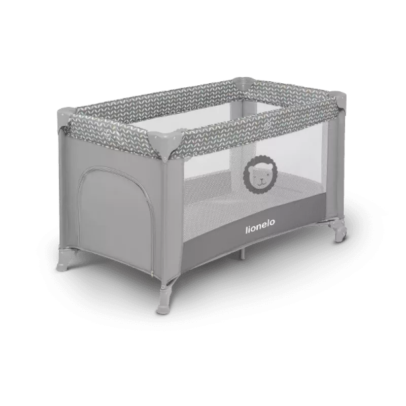 Lionelo Stefi Concrete Multicolor - cestovná postieľka 2 v 1