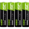 Nabíjateľné batérie Green Cell GR02 NiMH AA, 4 ks, 2000 mAh