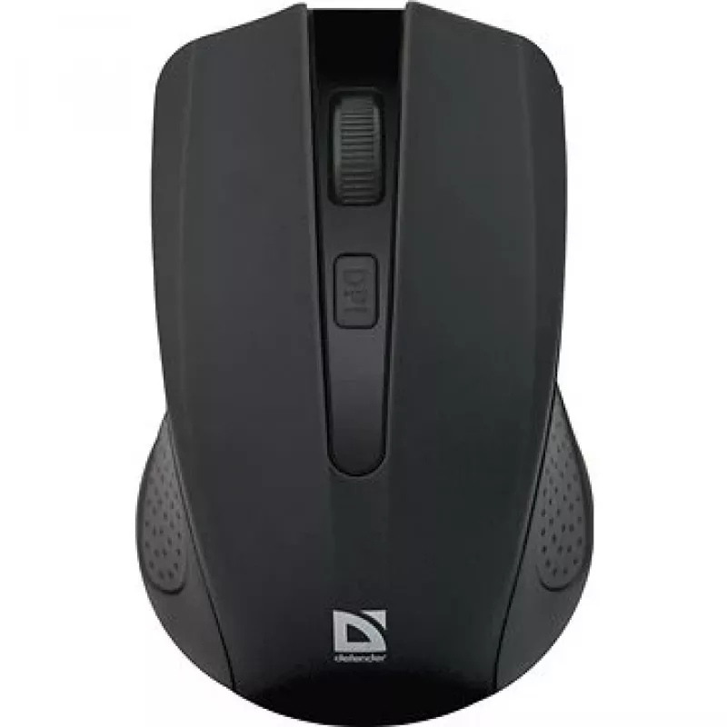 Bezdrôtová RF myš DEFENDER Accura MM-935 — optická 1600 DPI, obojručná, 3 tlačidlá, USB prijímač, čierna