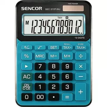 Kalkulačka SEC 372BU stolová, 12-miestny LCD