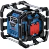 Bosch GPB 18V-5 C Professional prenosné digitálne rádio hliník, čierna, modrá
