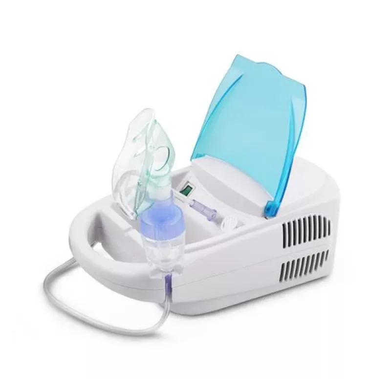 Stolný nebulizér ESPERANZA ECN002 — rozprašovanie 0,4 ml/min, objem 10 ml, maska pre dospelých a deti, náustok, 220 V