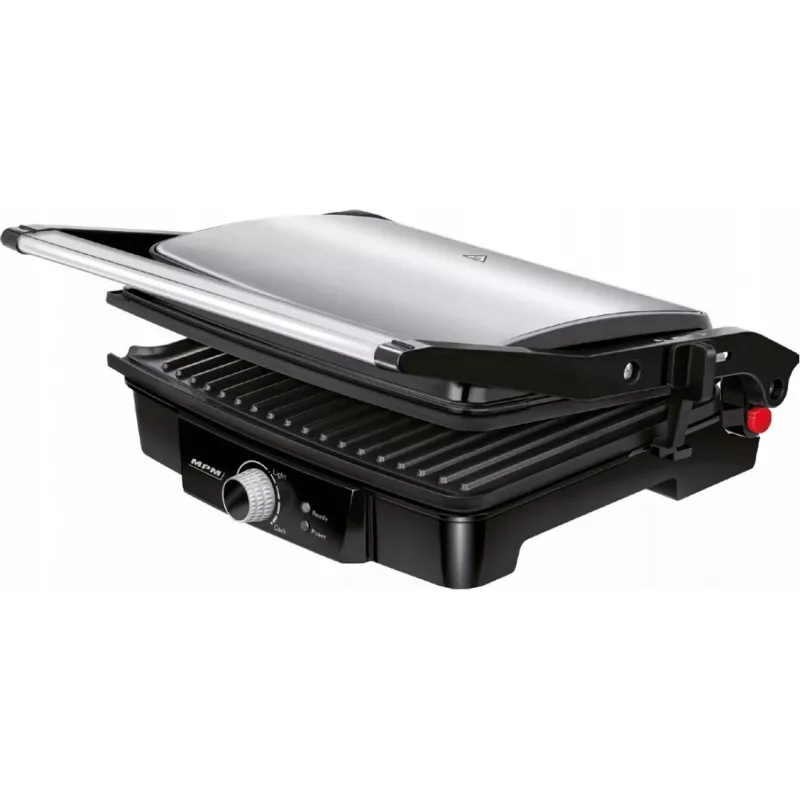 Kontaktný gril MPM MGR-09M - 2000 W, panini gril, nastaviteľná horná platňa