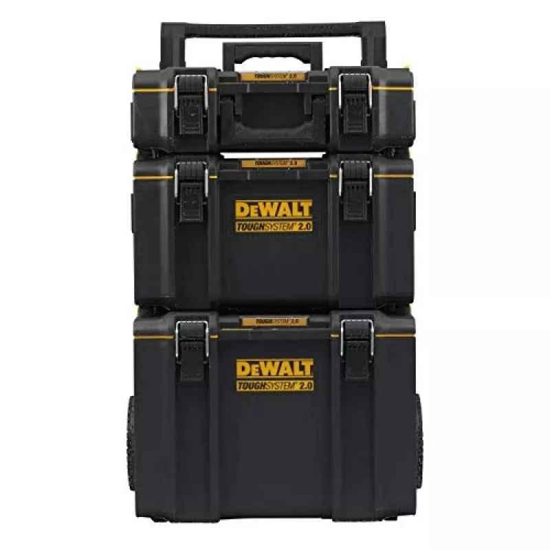 Box na náradie DeWalt DWST83402-1, čierny/žltý, 554×500×1150 mm