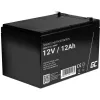 AGM batéria Green Cell 12V 12Ah – uzavretá olovená (VRLA), 151×98×95 mm, 3,3 kg