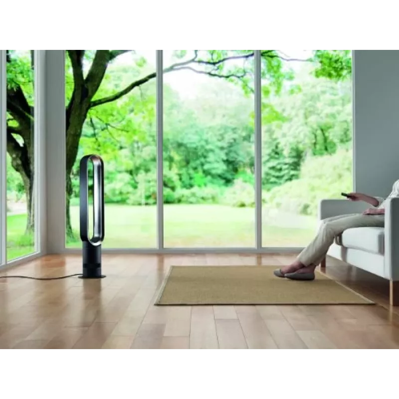 Dyson Cool AM07 chladiaci ventilátor stojanový ventilátor strieborný biely