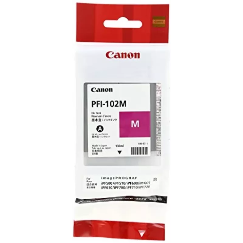 Canon PFI-102M atramentová kazeta 1 kus originál purpurová