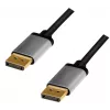 DisplayPort kábel LogiLink CDA0100 1 m čierny sivý