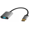 LogiLink CDA0109 káblový adaptér DisplayPort na VGA 0,15 m čierny sivý