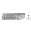CHERRY DW 9100 SLIM klávesnica myš v cene univerzálna RF bezdrôtová + Bluetooth QWERTZ nemecká strieborná