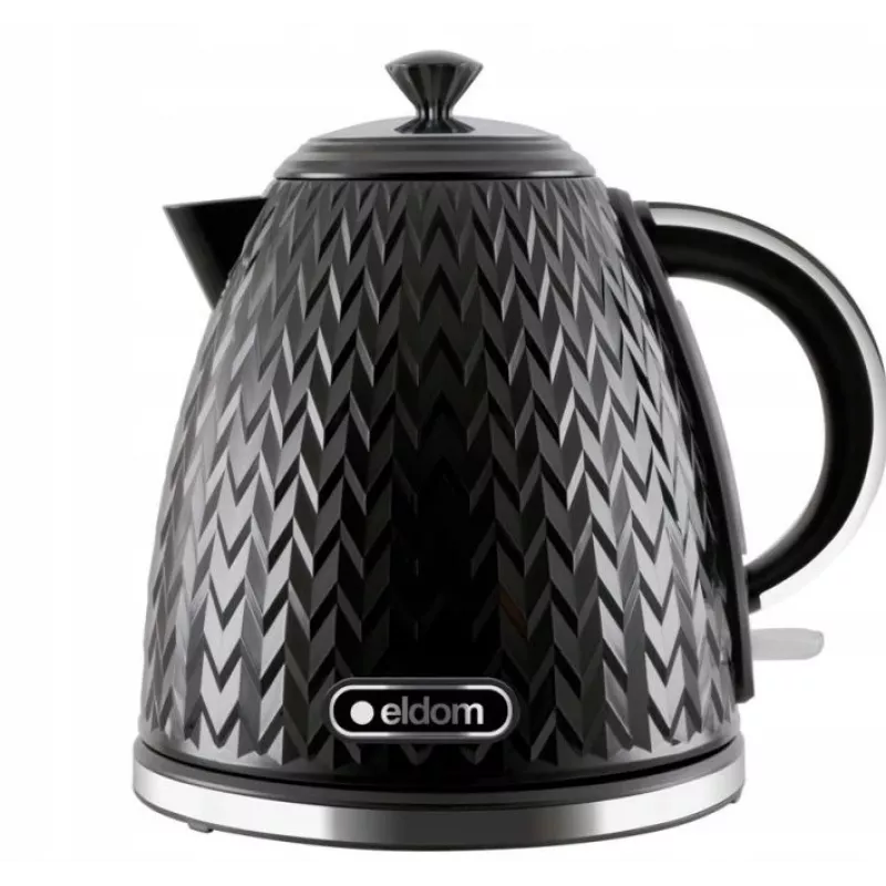 ELDOM NELA kanvica, 1,7 l objem, 2000 W výkon, čierna
