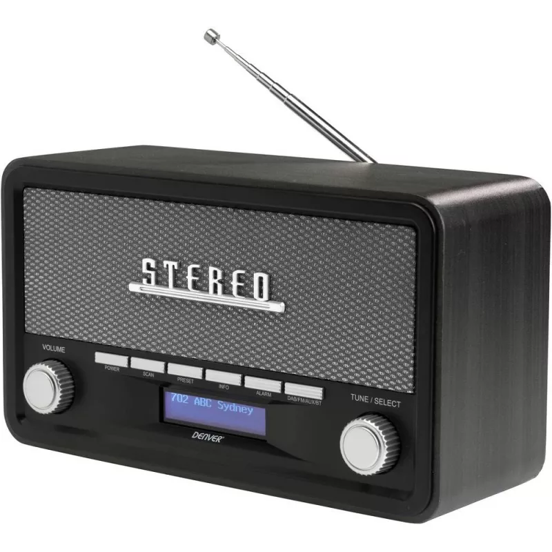 Denver DAB-18 tmavosivé digitálne rádio DAB+