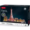 3D puzzle CubicFun City Line Paris LED 115 dielov