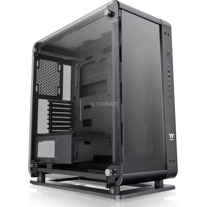 PC skriňa Thermaltake Core P6 Tempered Glass Midi Tower čierna