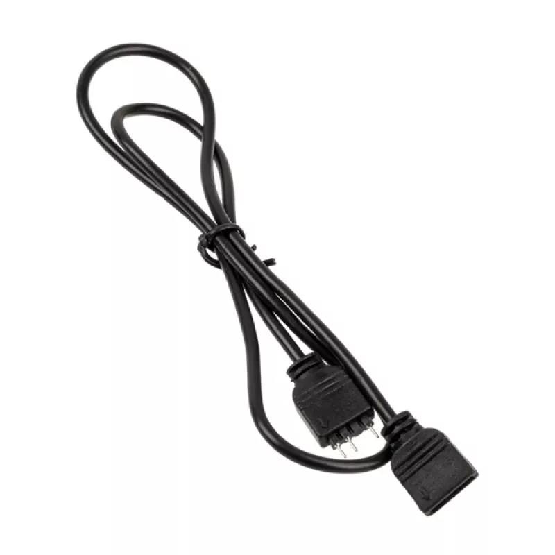 ARGB 3-pin predlžovací kábel 50 cm — Kolink, 5V, čierny