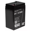 UPS batéria Green Cell AGM15, 6 V, 4 Ah, uzavretá olovená batéria (VRLA), čierna, 680 g