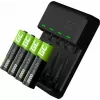 Nabíjačka Green Cell GC VitalCharger s 4× AA 2000mAh NiMH batériami