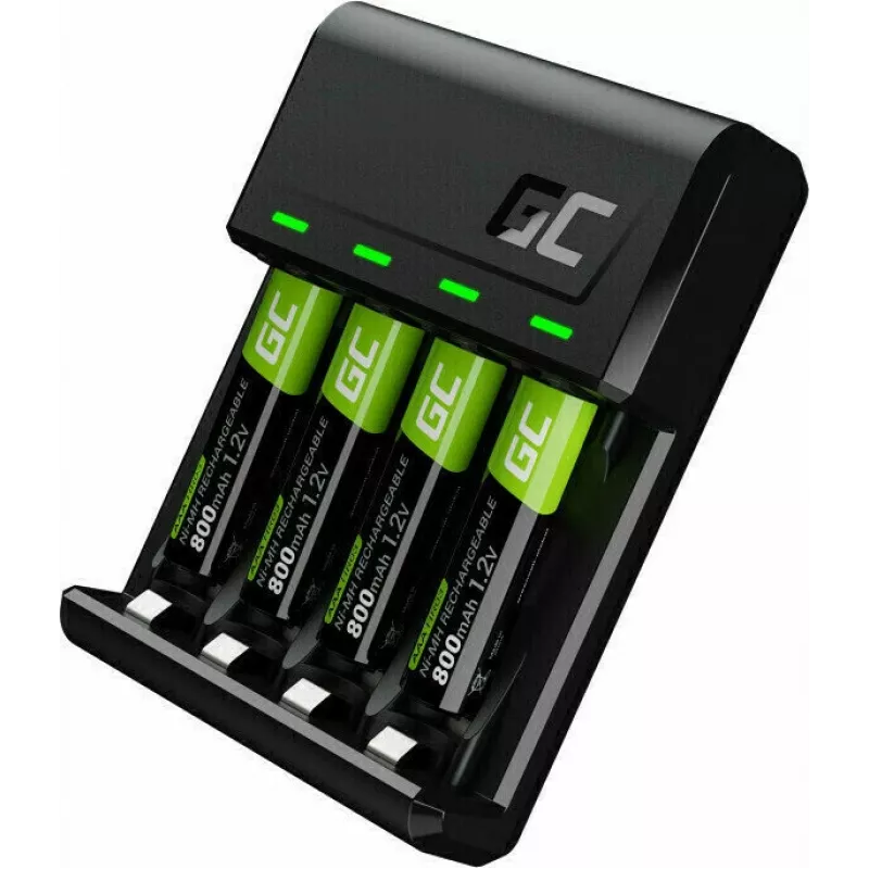 Univerzálna USB nabíjačka batérií Green Cell GRSETGC02