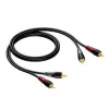 Kábel 2X RCA/Cinch samec - 2X RCA/Cinch samec 1,5