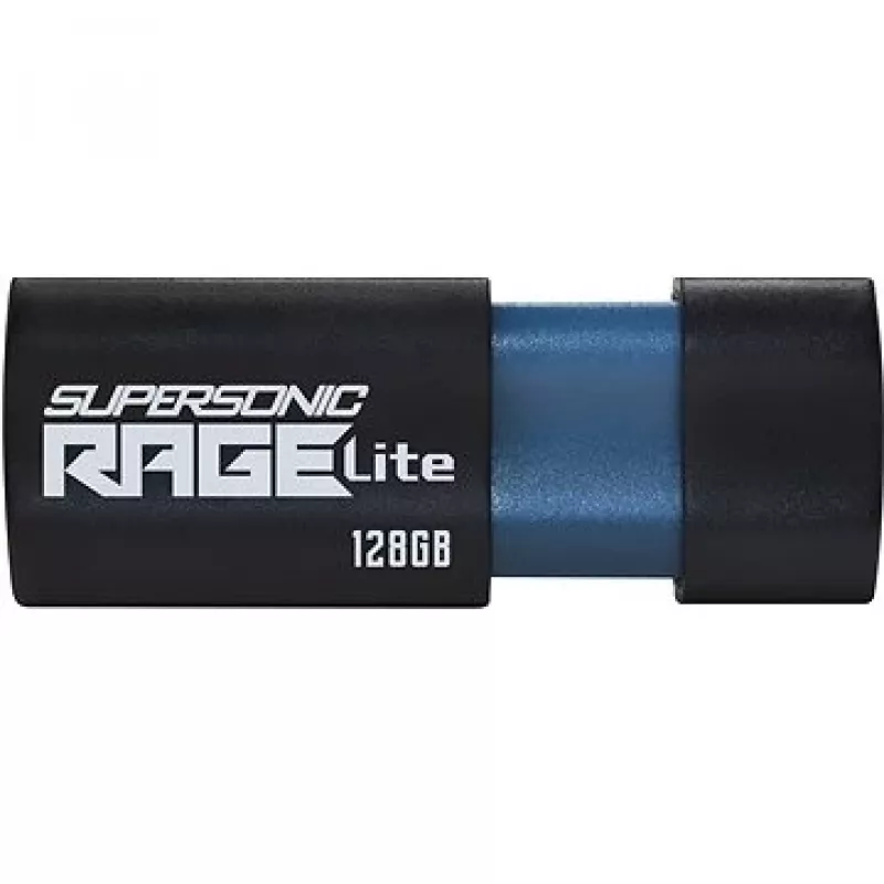 USB flash disk PATRIOT Supersonic Rage Lite 128 GB USB Type-A 3.2 Gen 1, 180 MB/s, modrý/čierny