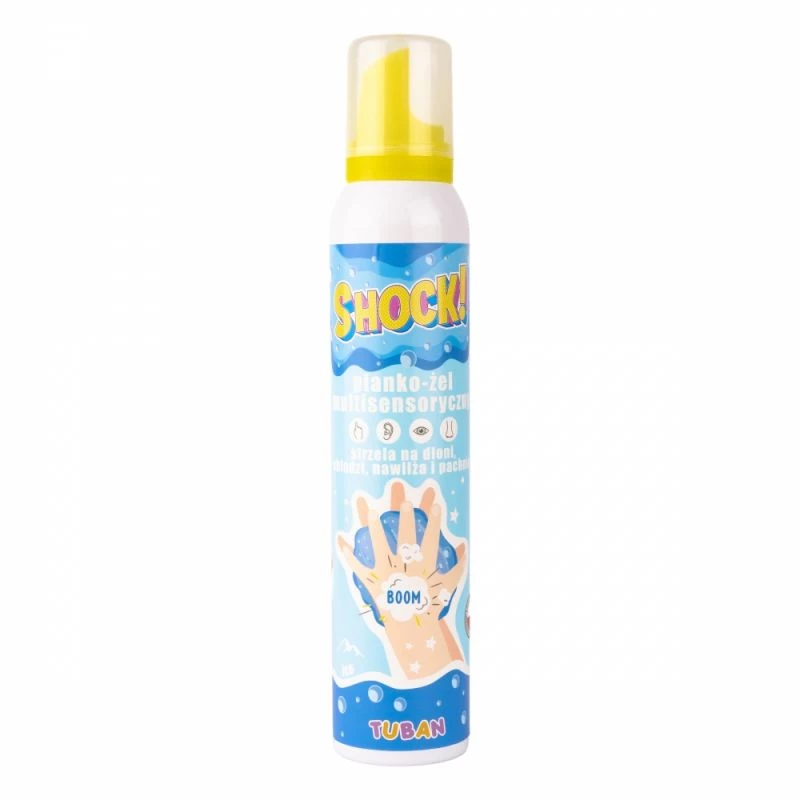Slime Tuban SHOCK! MULTISENSORY FOAM-GEL ICE 200 ml modrá