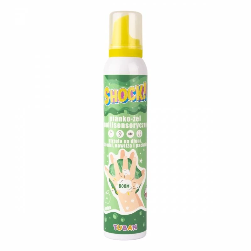 Slime Tuban SHOCK! MULTISENSORY FOAM-GEL APFEL 200 ml zelená
