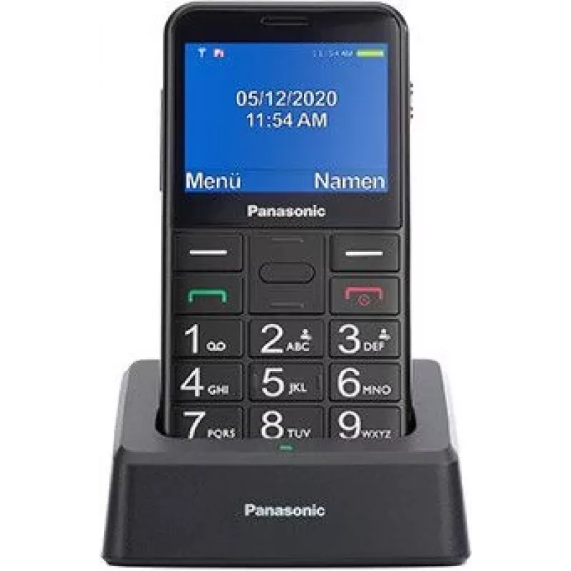 Mobilný telefón pre seniorov KX-TU155 čierny