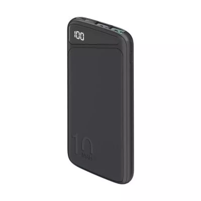 Rýchlonabíjacia powerbanka 10.000 mAh (čierna, USB-C PD, QC 3.0, 10.000 mAh)